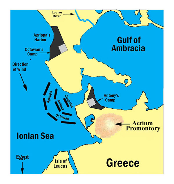 battle of actium location